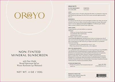 Package Label (Oroyo 205)